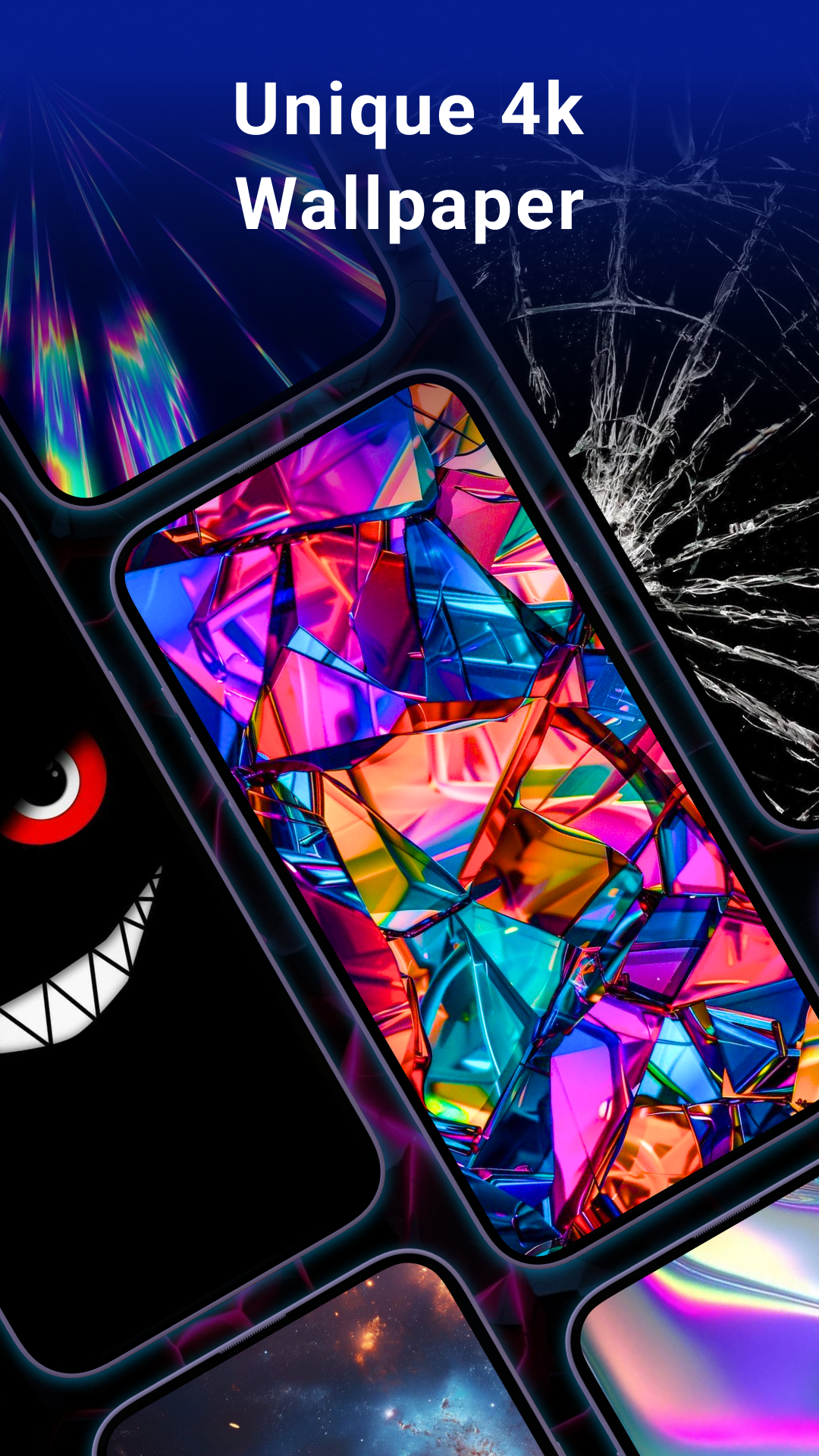 اسکرین شات 4 برنامه Magic Wallpaper: Broken Screen