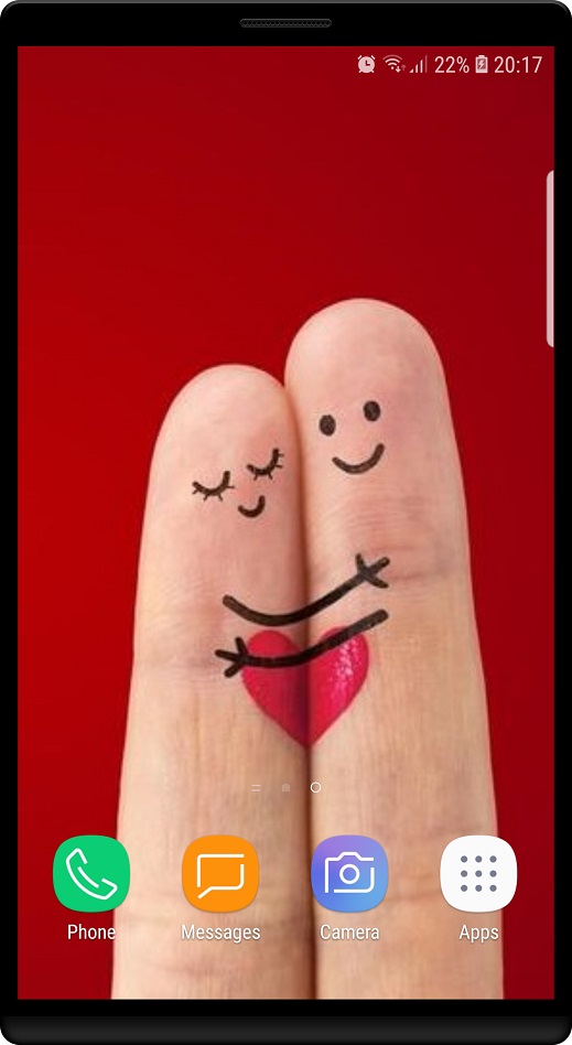 اسکرین شات 1 برنامه والپیپر عاشقانه( عکس پس زمینه)