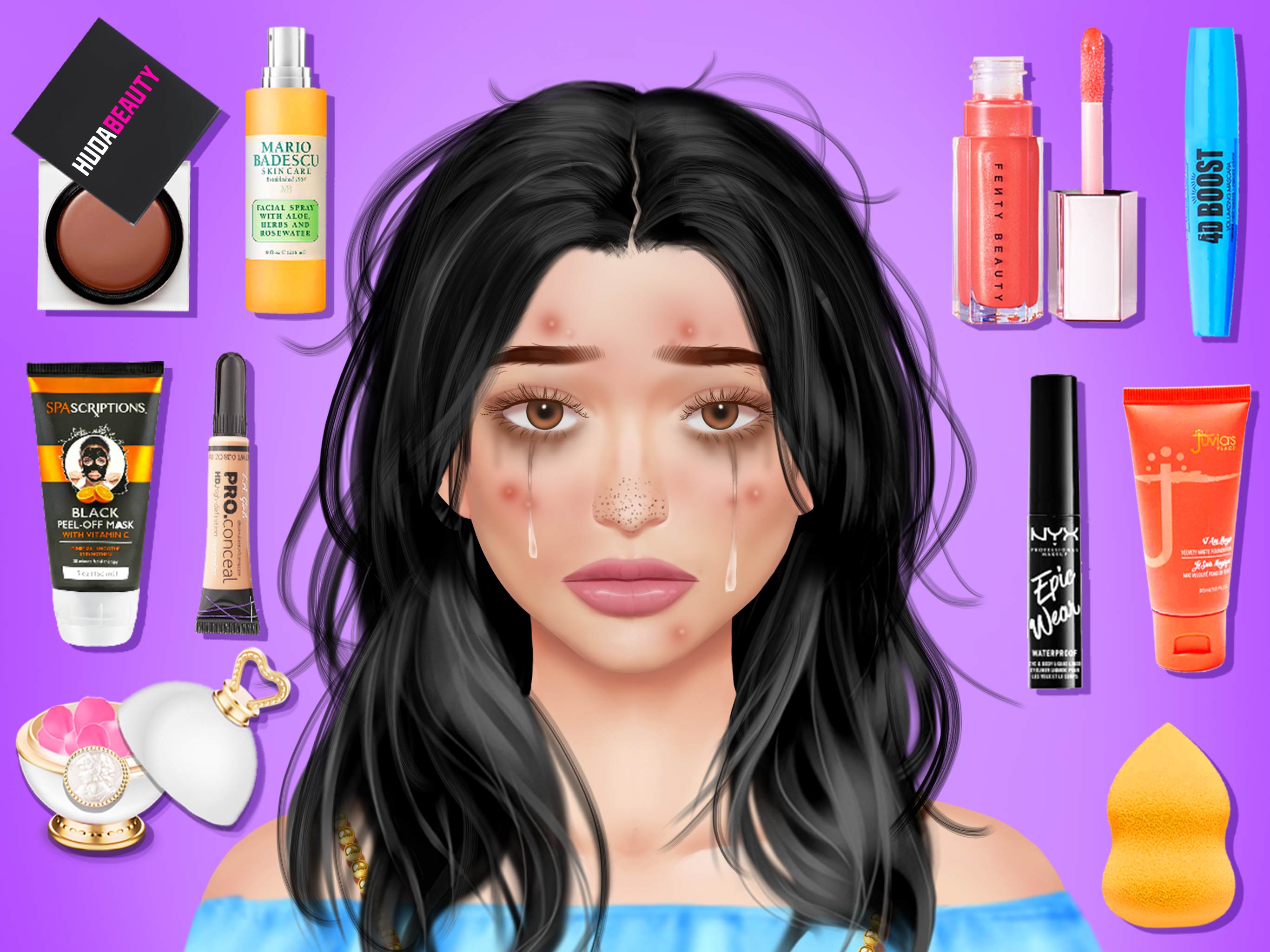 اسکرین شات 2 بازی Makeup Games: Make-Up Master