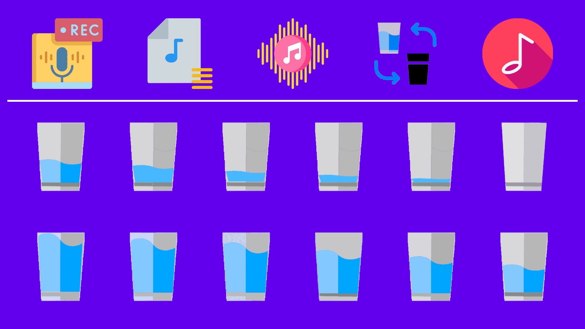 اسکرین شات 1 برنامه ساز لیوان آب