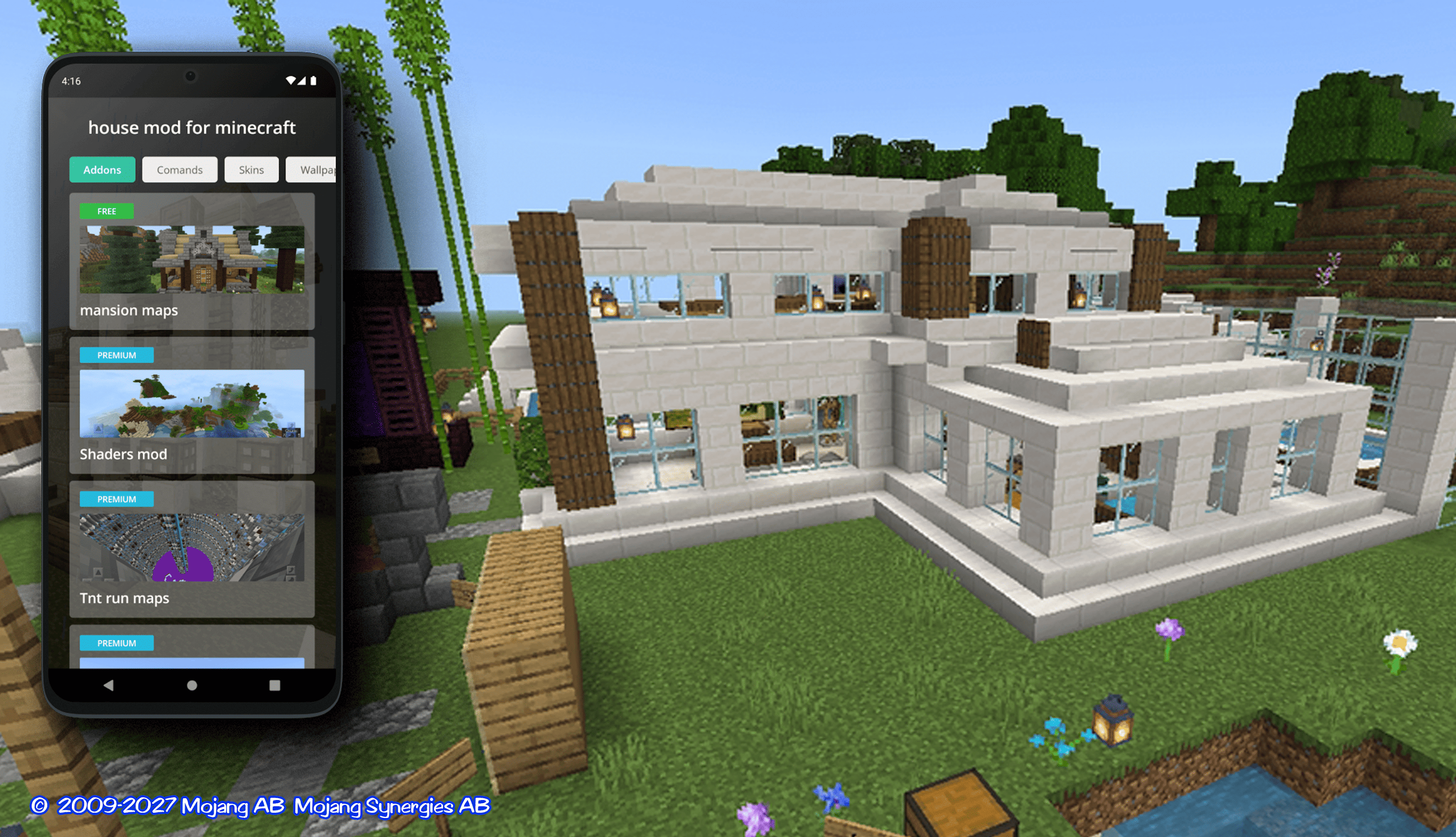 اسکرین شات 1 برنامه house mod for minecraft