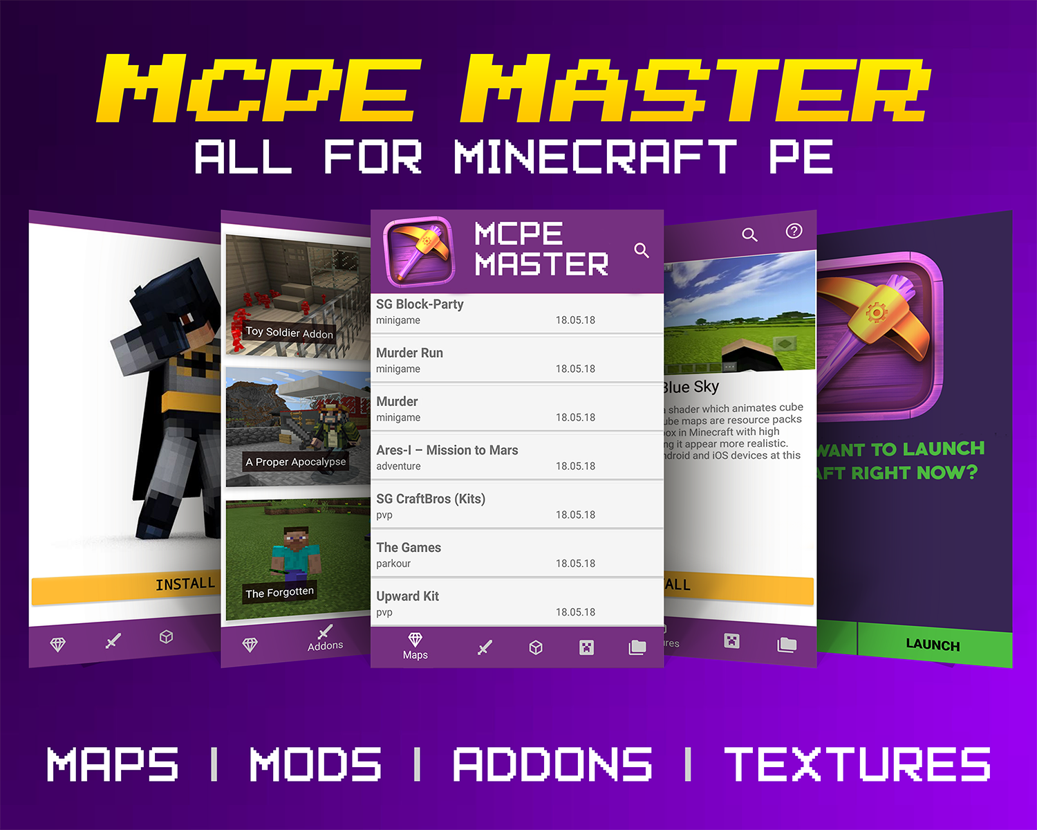 اسکرین شات 1 برنامه Master For Minecraft - Mods