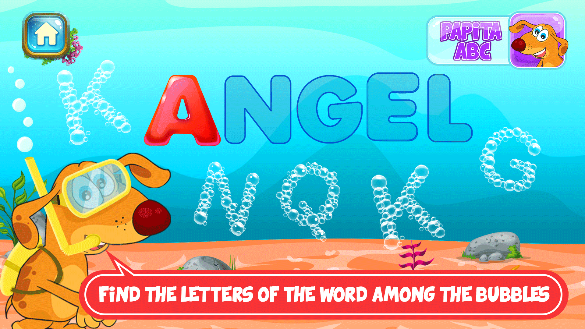 اسکرین شات 4 بازی پاپیتا ABC (آموزش حروف انگلیسی)