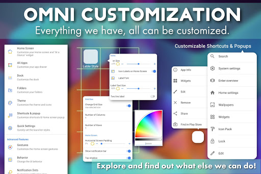 اسکرین شات 2 برنامه PSOL Launcher - Pixel Style Omni Launcher