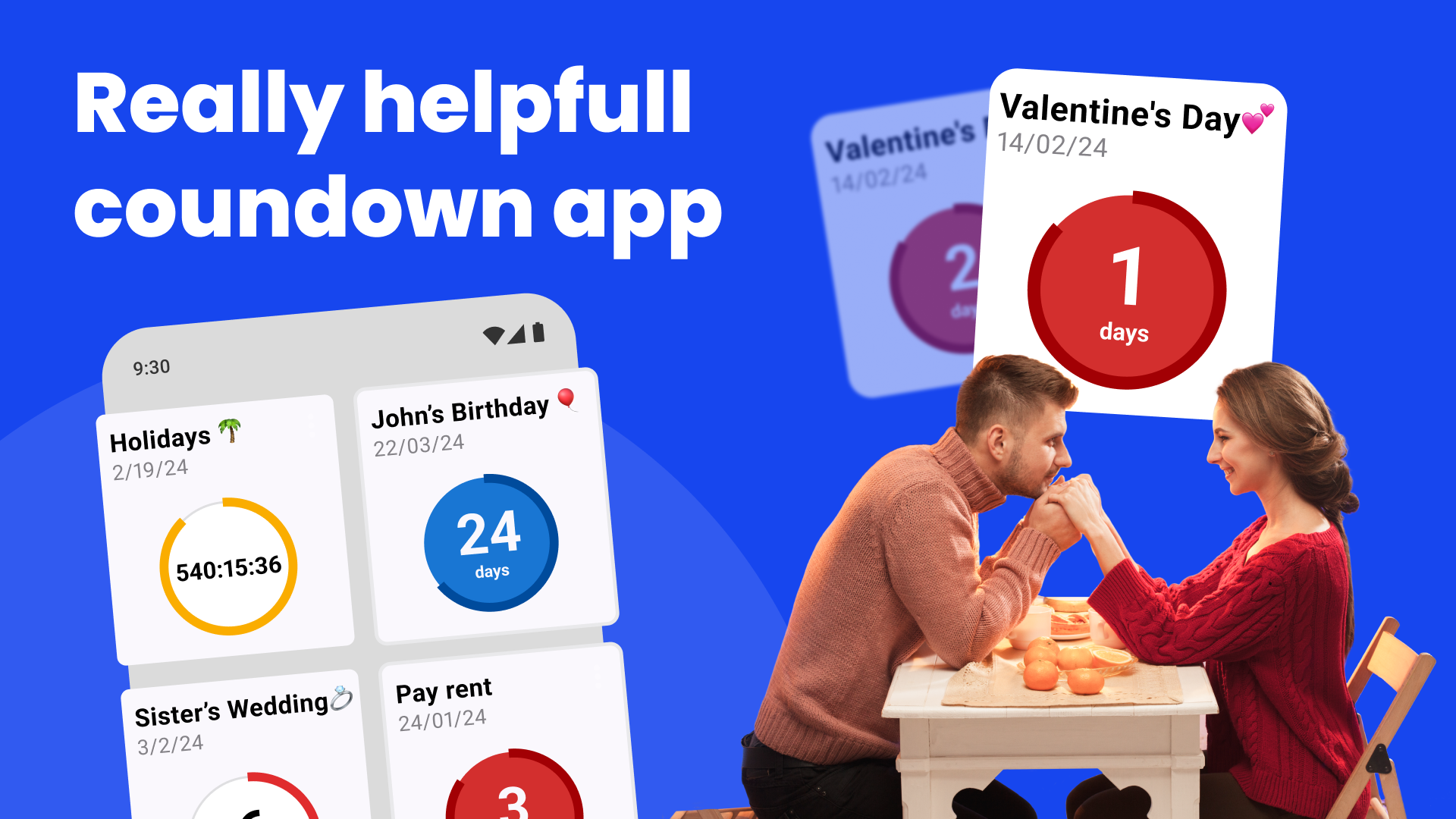 اسکرین شات 6 برنامه Countdown Widget・Countdown app