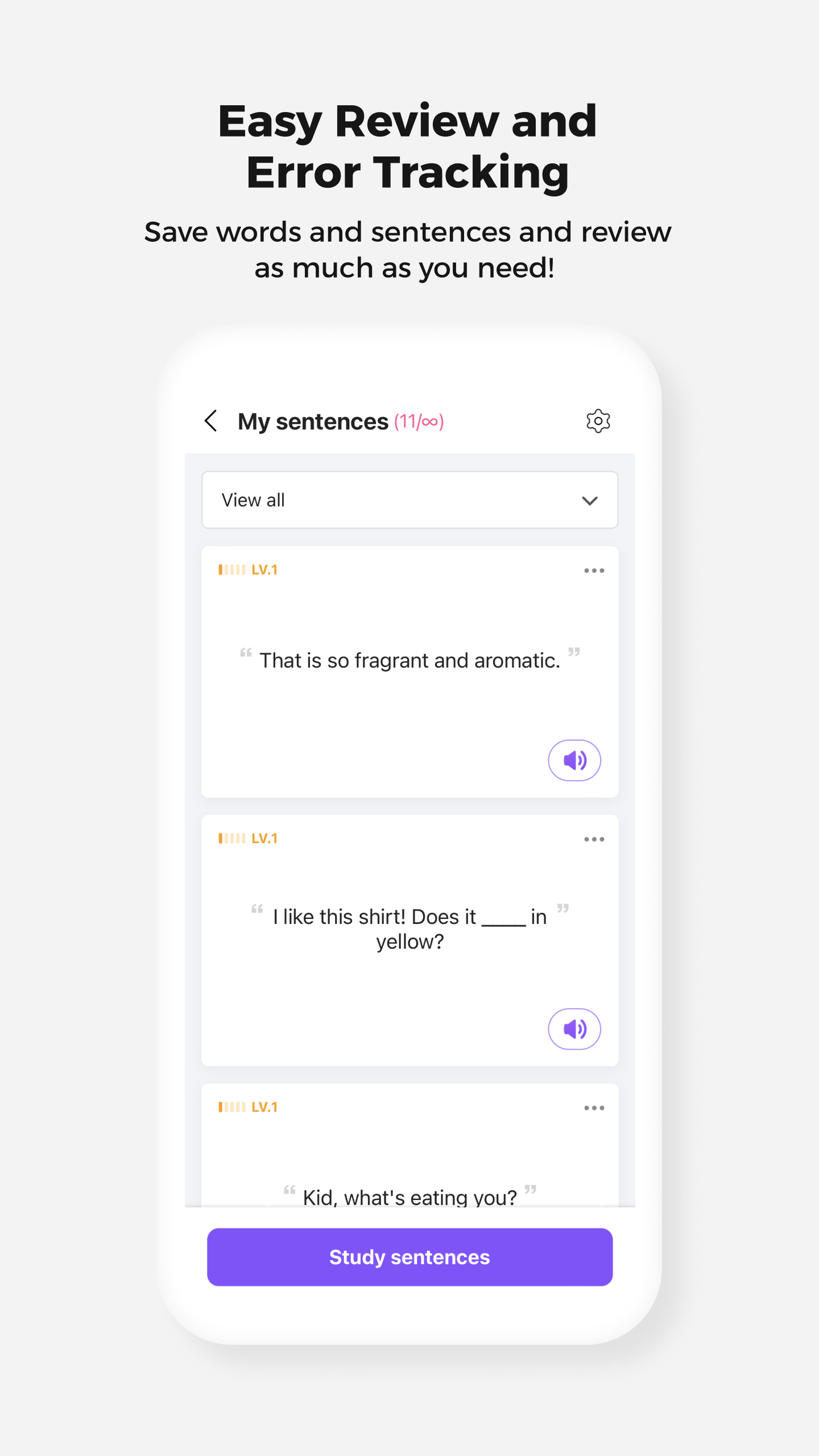 اسکرین شات 6 برنامه Cake - Learn English & Korean