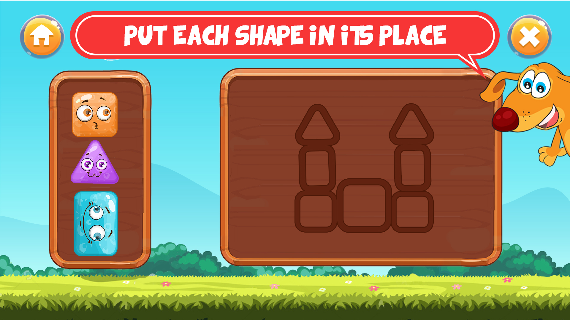 اسکرین شات 5 بازی پاپیتا بازی با اشکال هندسی