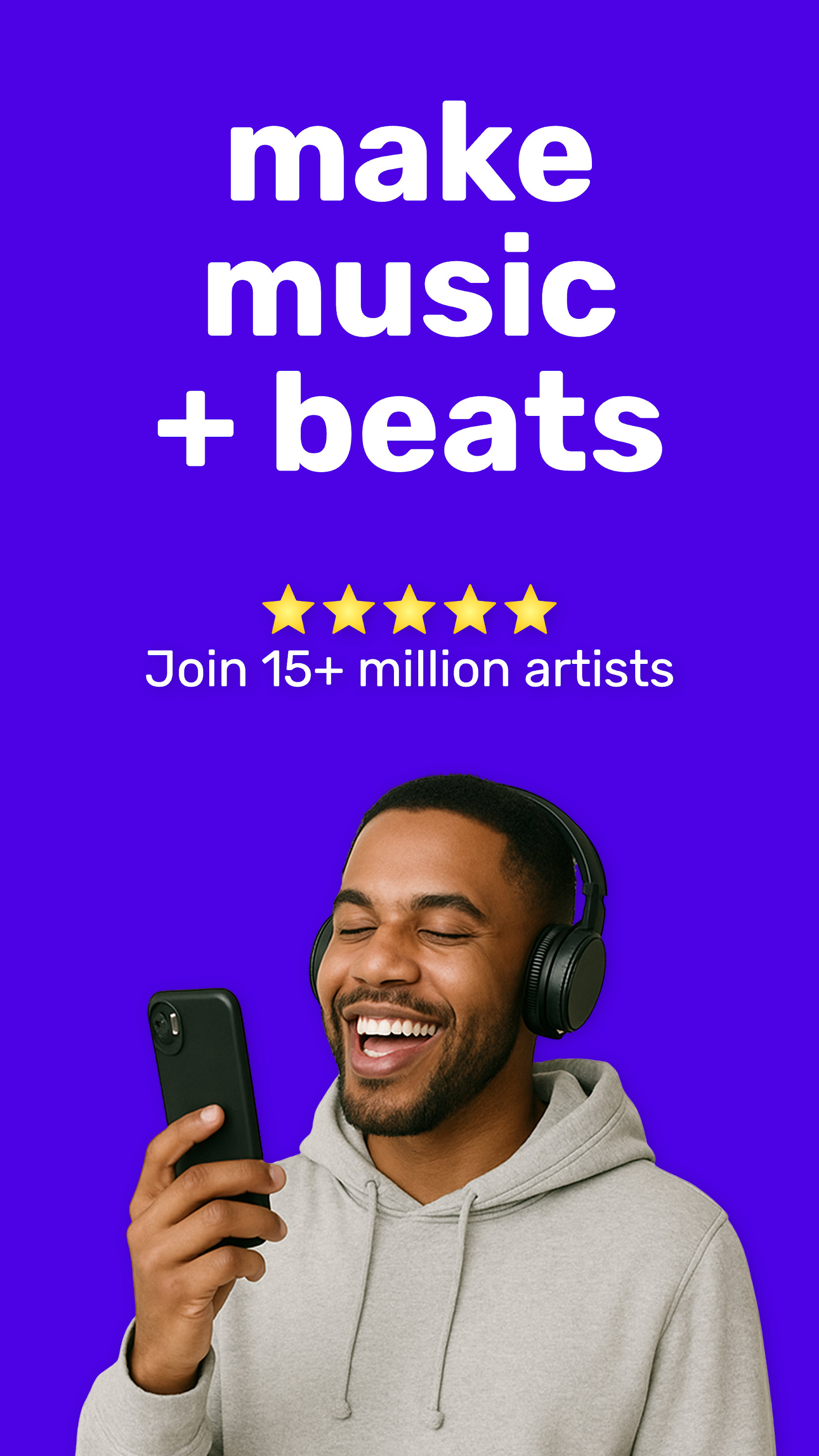 اسکرین شات 1 برنامه Rapchat: Music Maker Studio