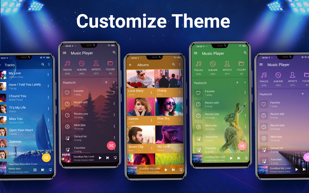 اسکرین شات 3 برنامه Music Player