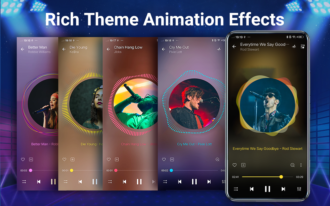 اسکرین شات 2 برنامه Music Player