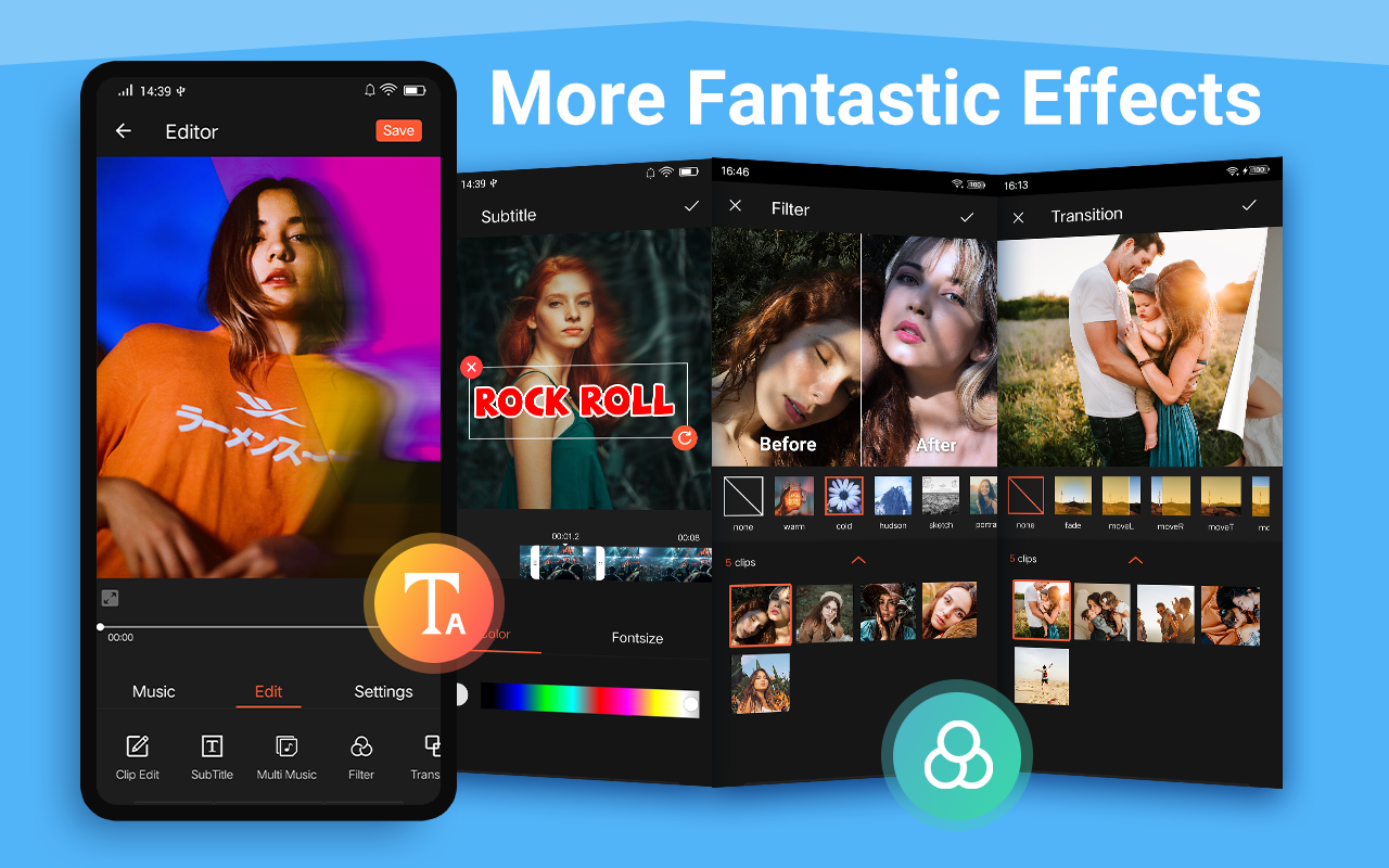 اسکرین شات 7 برنامه Video Maker Music Video Editor