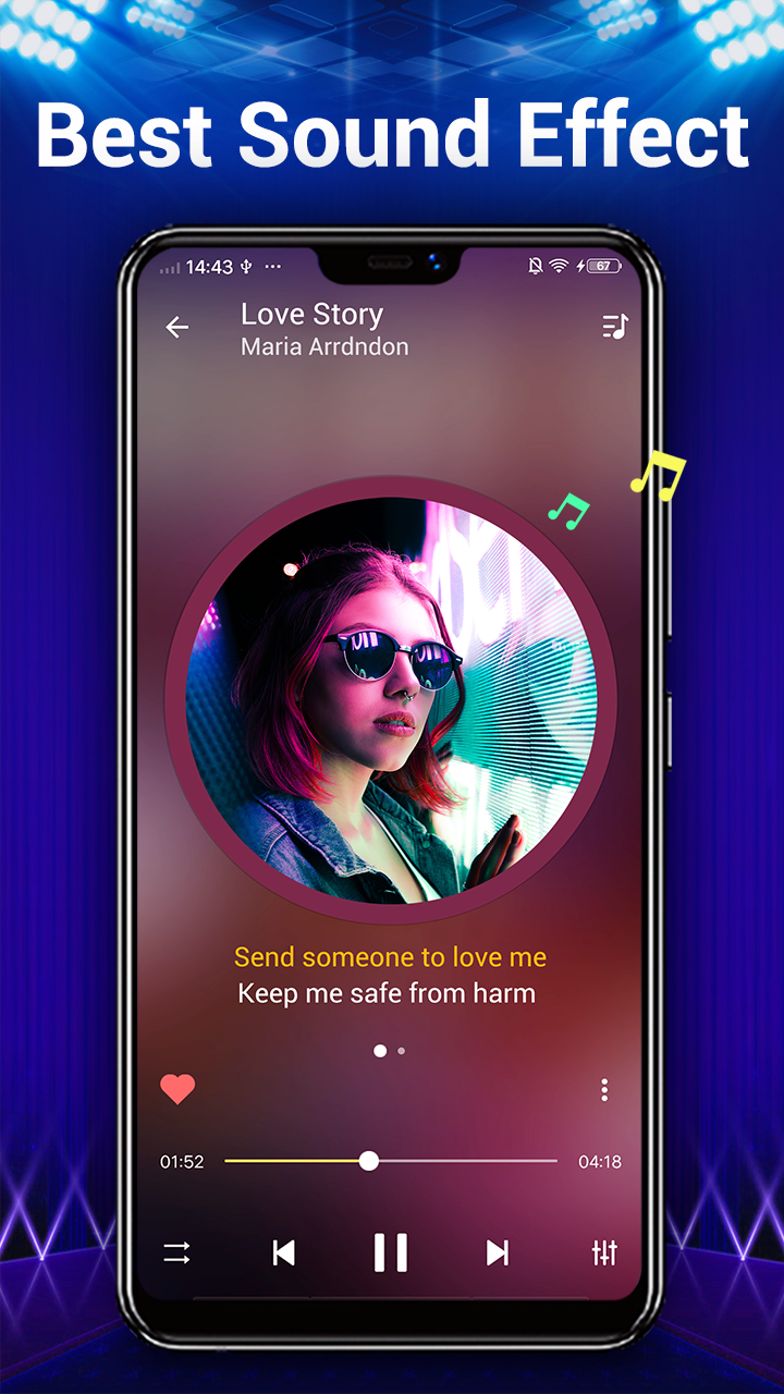 اسکرین شات 5 برنامه Music Player - Mp3 Player