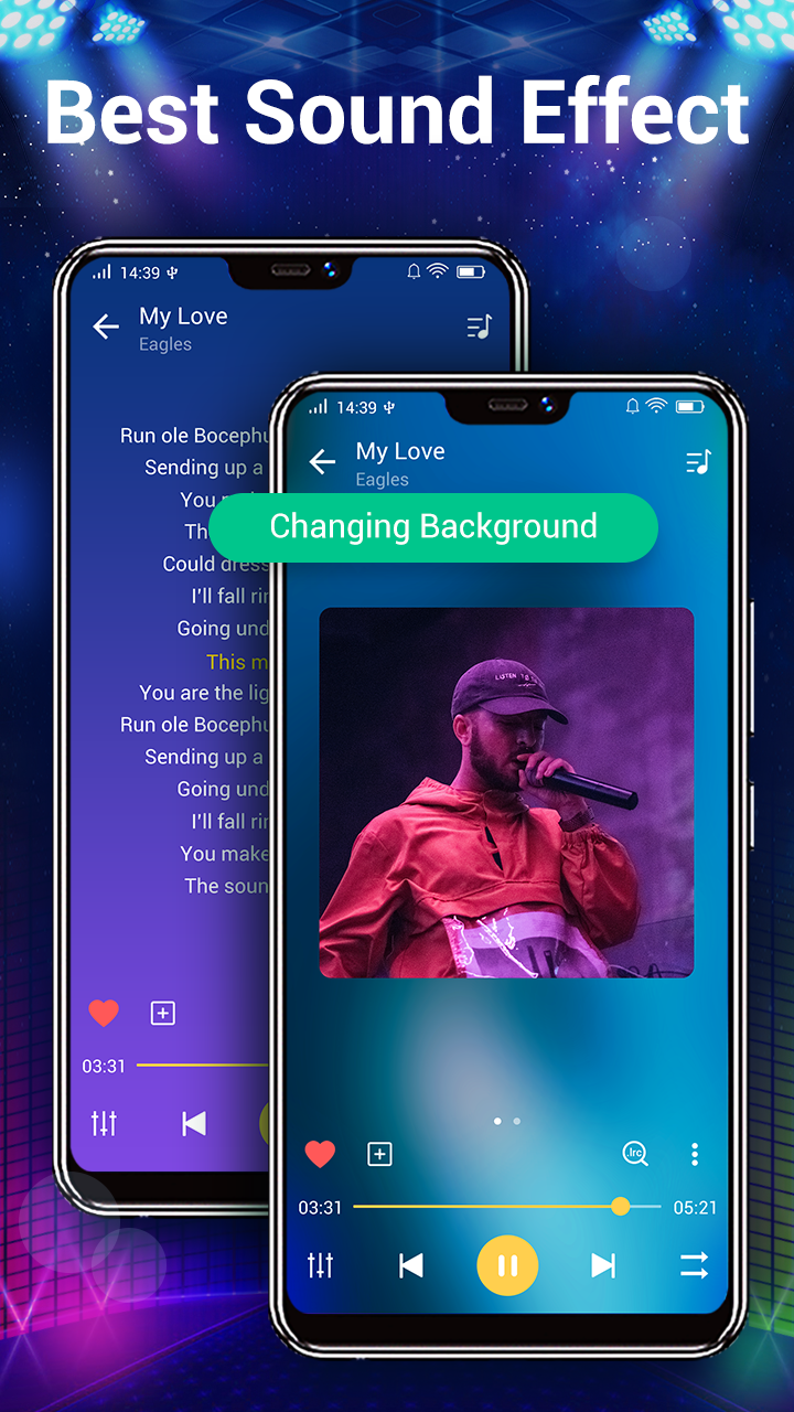 اسکرین شات 3 برنامه Music - Mp3 Player