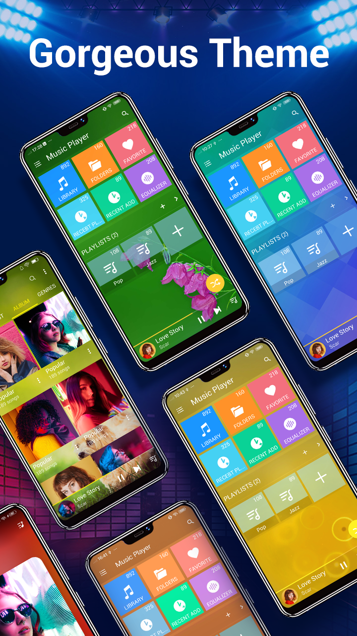 اسکرین شات 5 برنامه Music Player - Audio Player