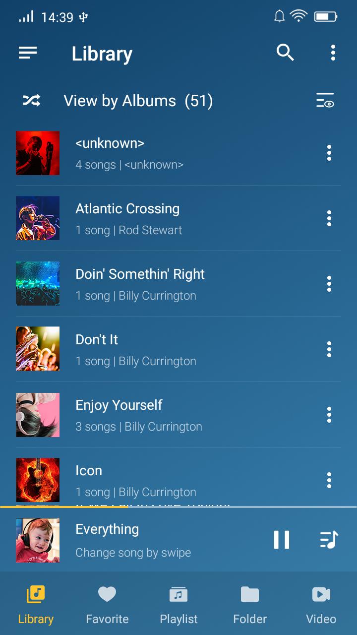 اسکرین شات 4 برنامه Music Player - Audio Player