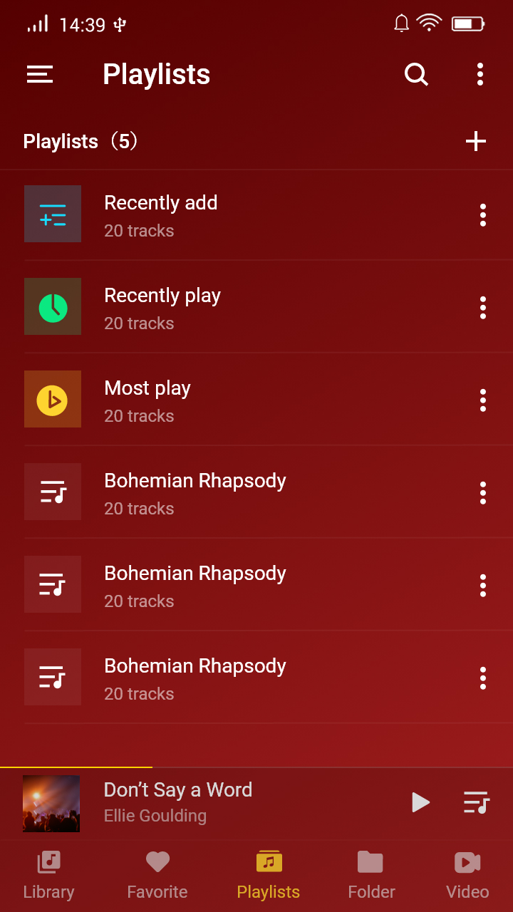 اسکرین شات 5 برنامه Music Player - Audio Player