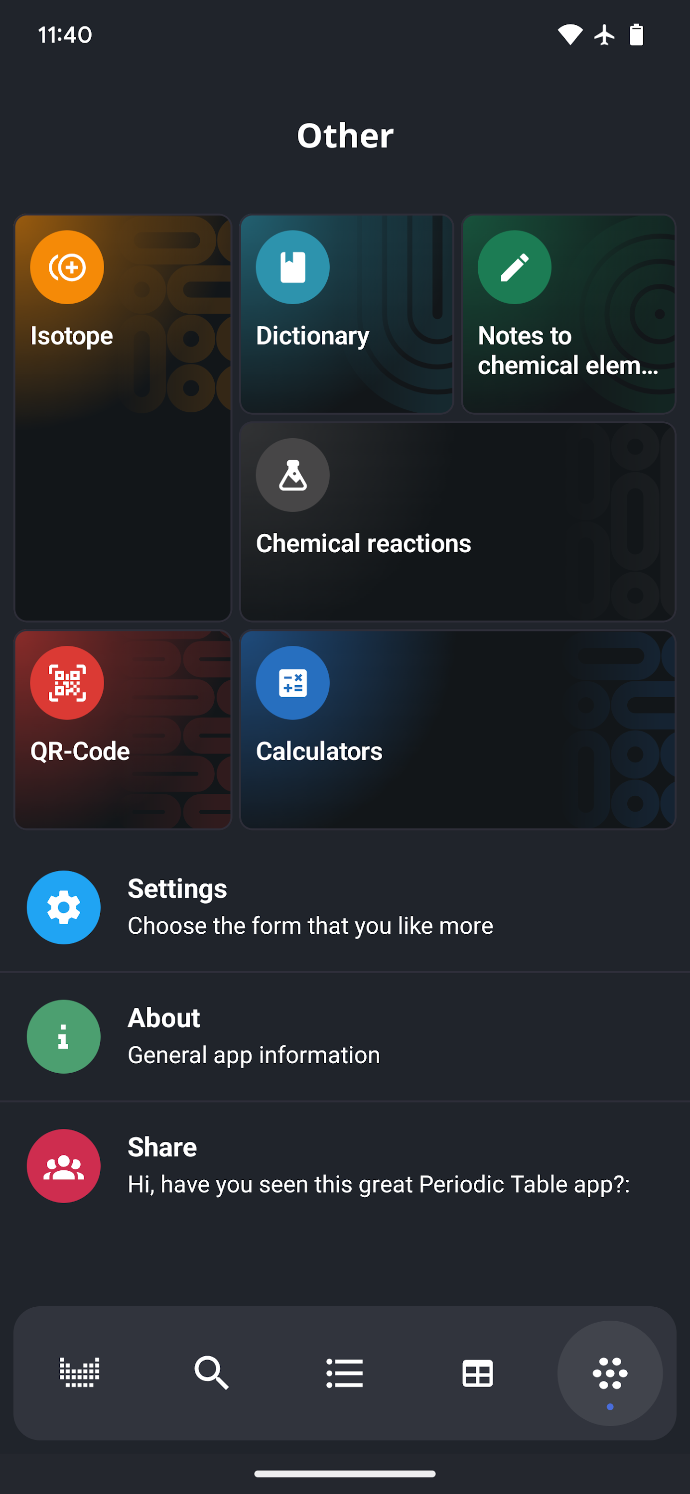 اسکرین شات 5 برنامه Periodic Table 2026: Chemistry