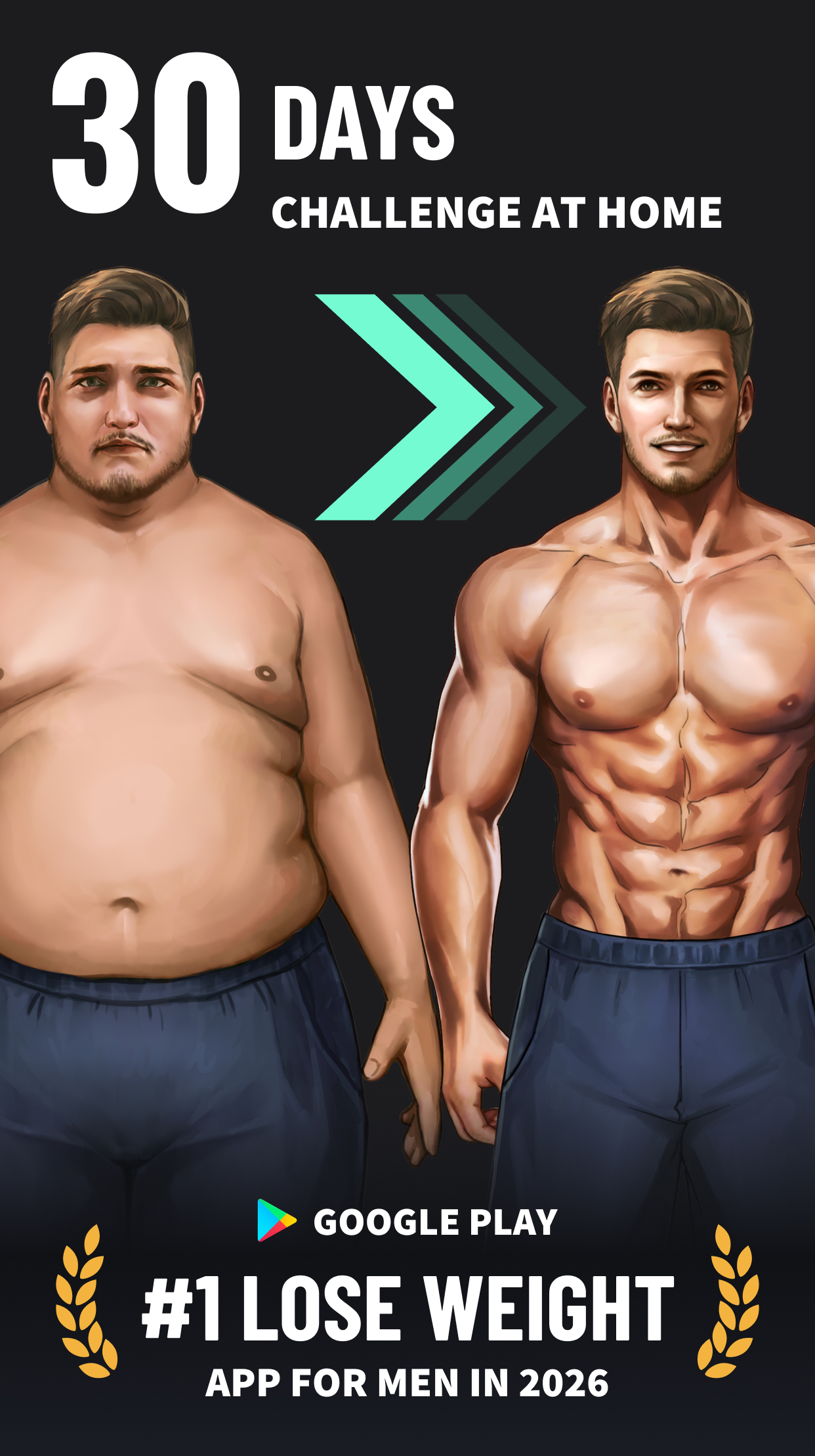 اسکرین شات 1 برنامه Lose Weight App for Men