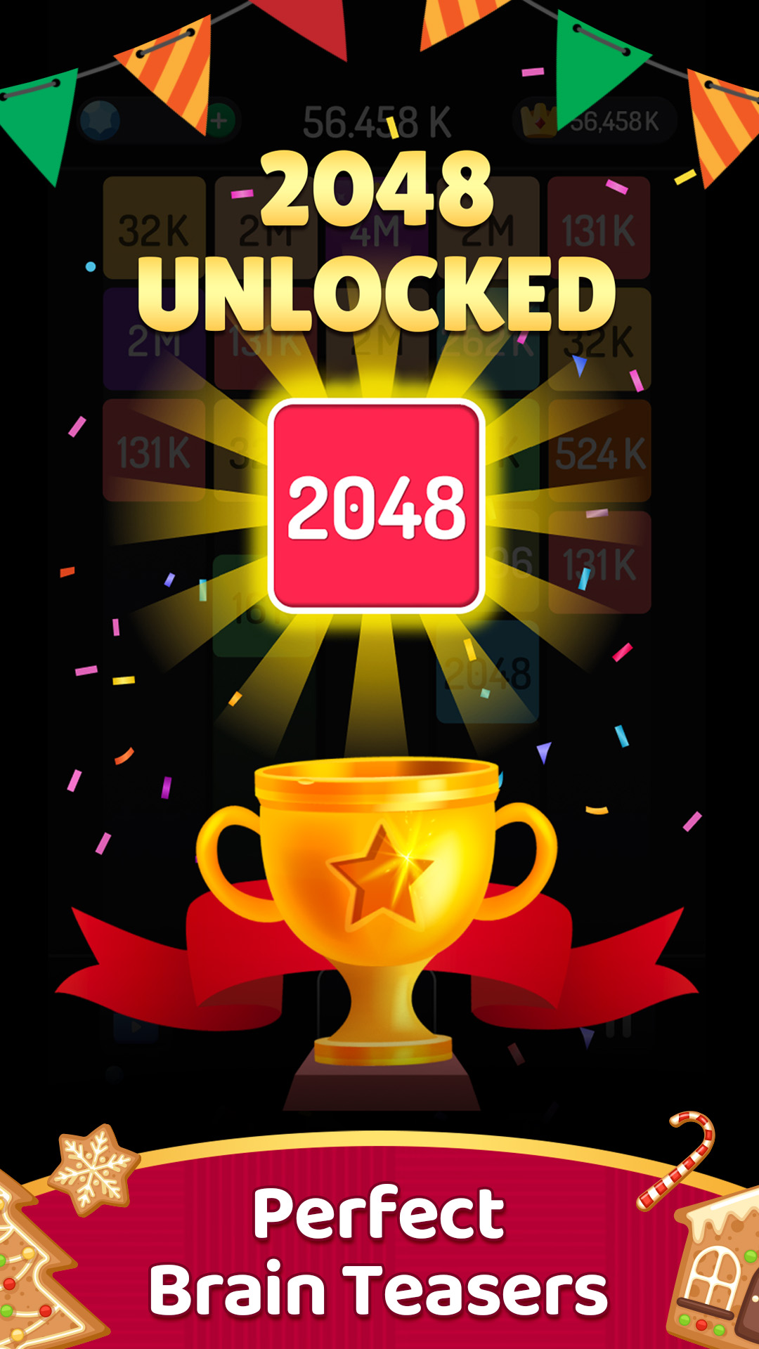 اسکرین شات 2 بازی 2048 Merge Games - M2 Blocks