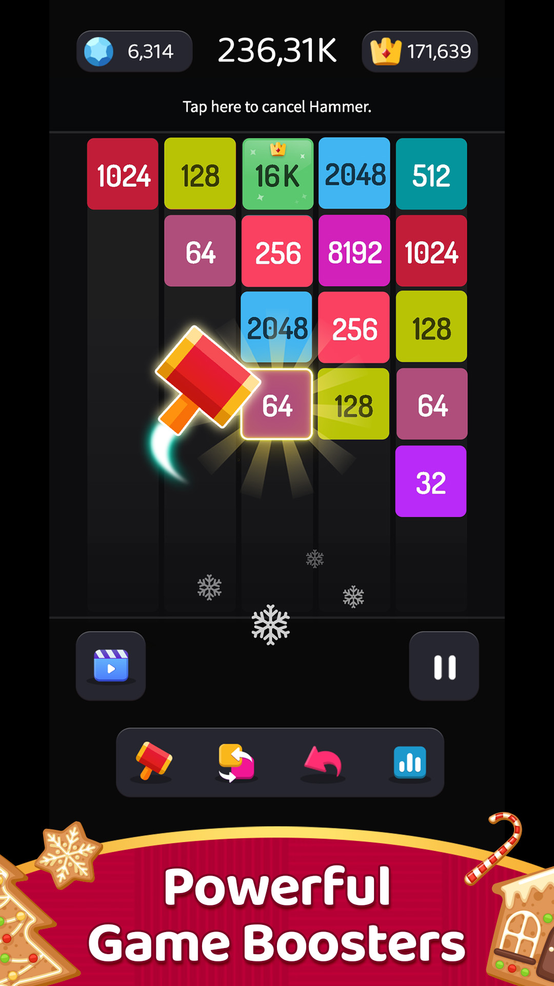 اسکرین شات 4 بازی 2048 Merge Games - M2 Blocks