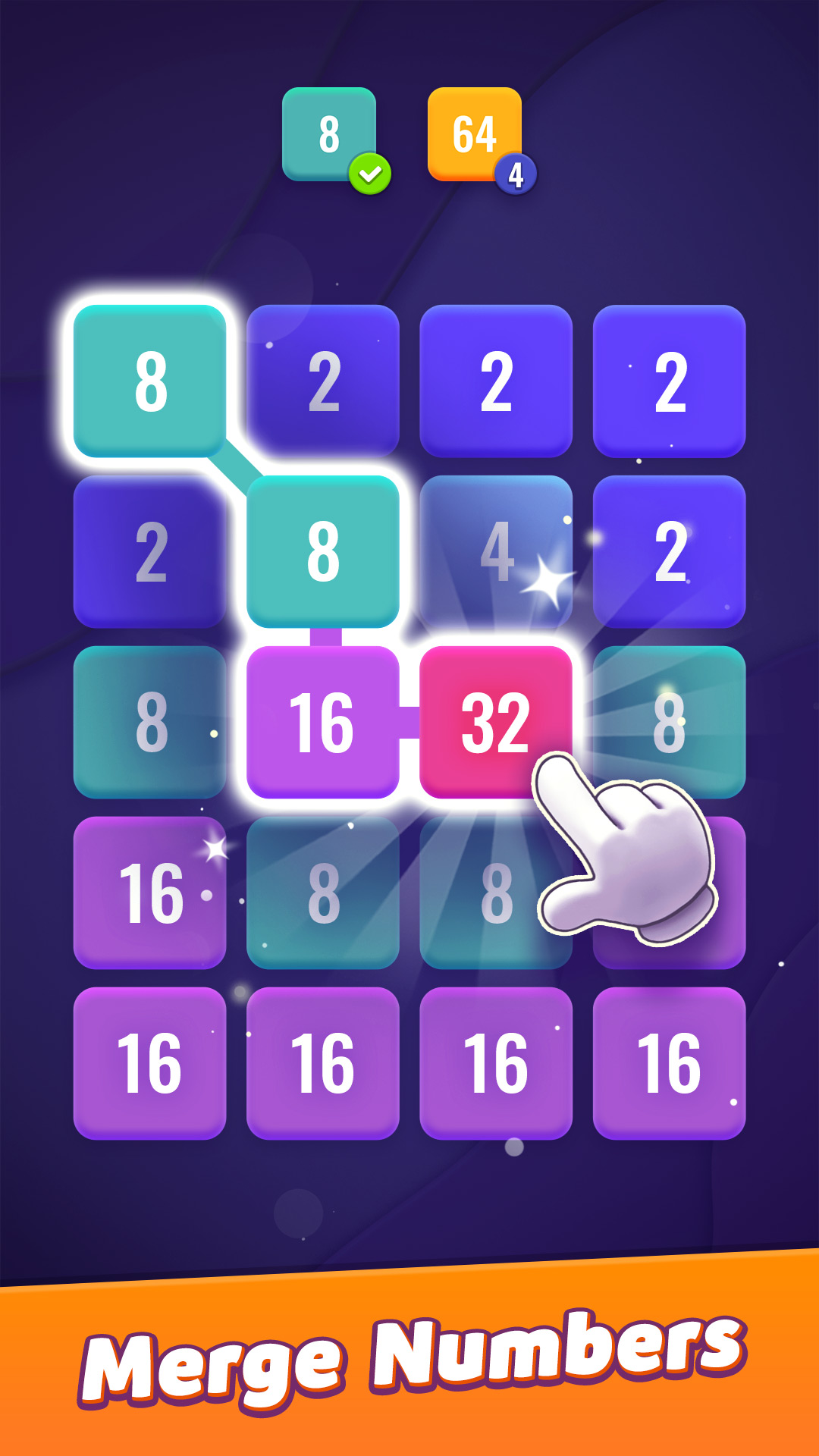 اسکرین شات 1 بازی 2448: Block Puzzle Number Game