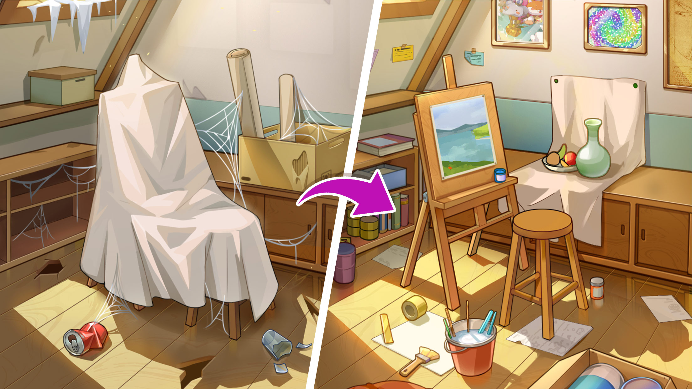 اسکرین شات 8 بازی Merge Artist: Merge Games