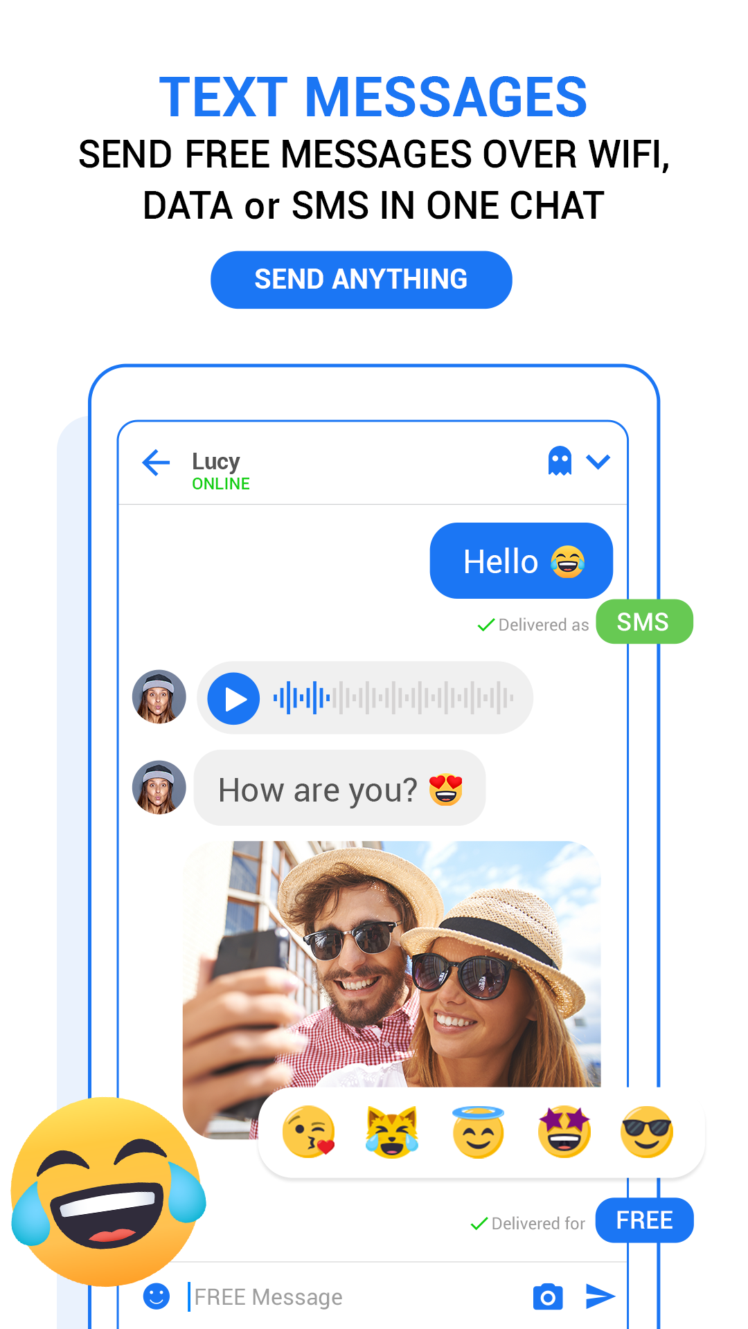 اسکرین شات 1 برنامه Messages - Text Messages + SMS
