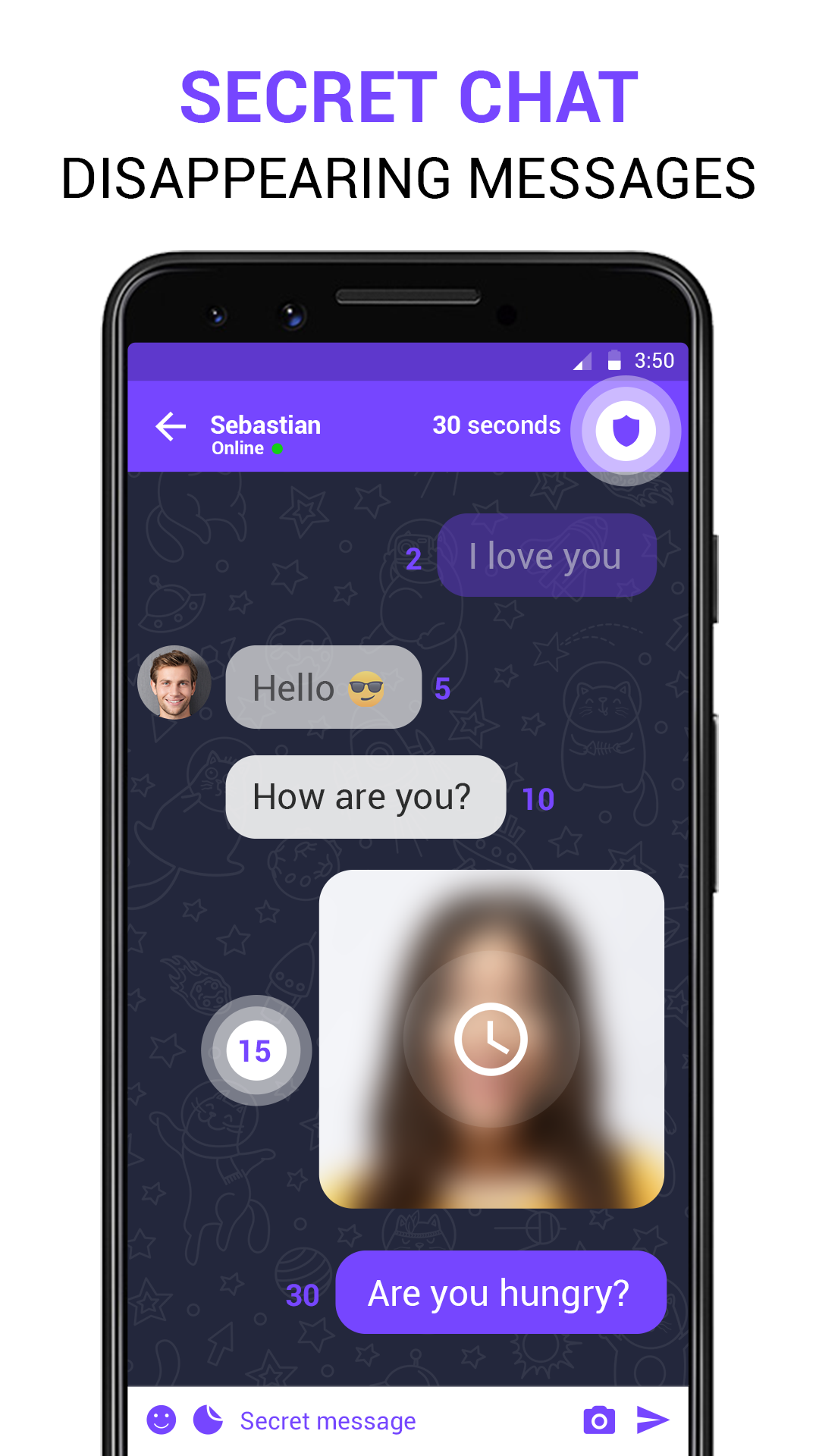 اسکرین شات 2 برنامه Messenger - Text Messages SMS