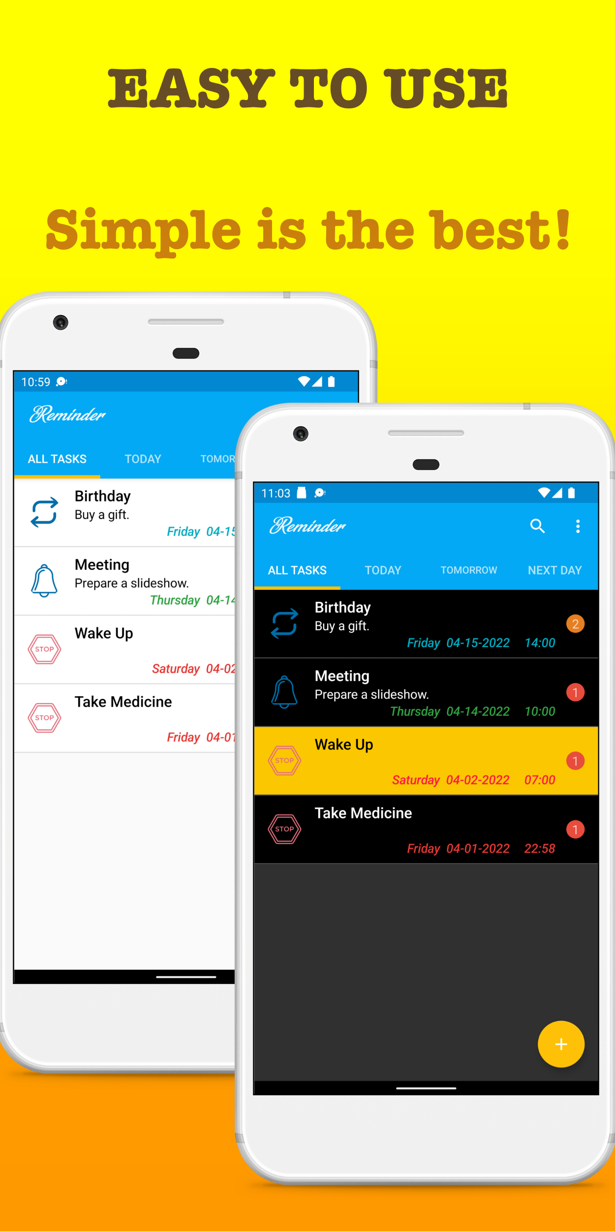 اسکرین شات 1 برنامه Reminder