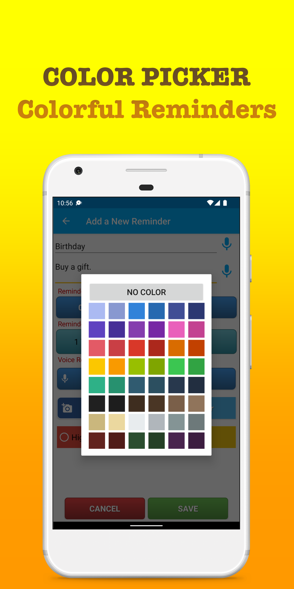 اسکرین شات 4 برنامه Reminder