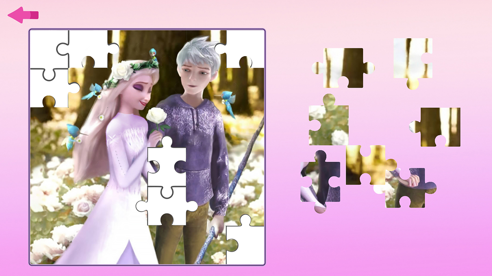 اسکرین شات 5 برنامه پازل السا و جک