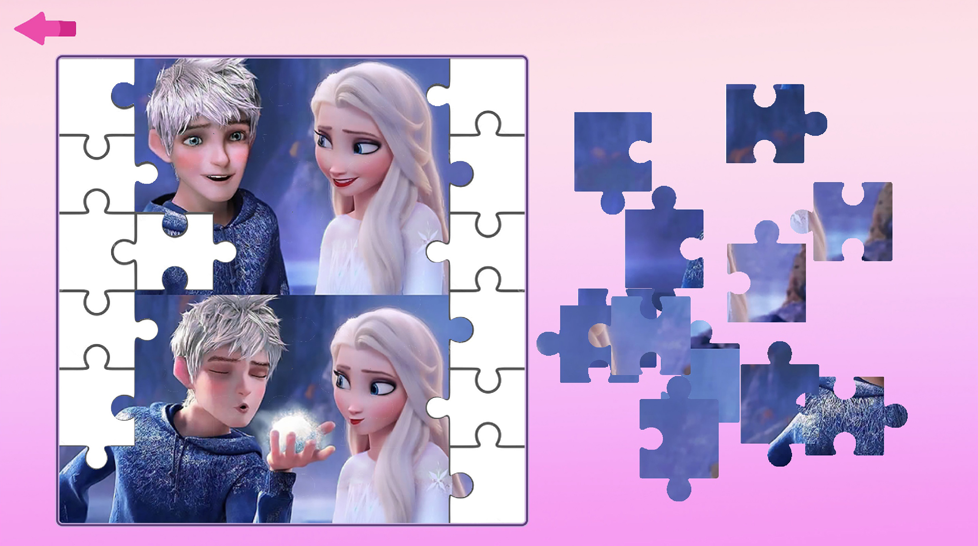 اسکرین شات 2 برنامه پازل فروزن 2