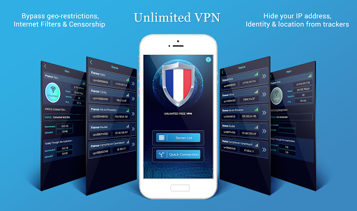 اسکرین شات 1 برنامه France VPN Free - Easy Secure Fast VPN
