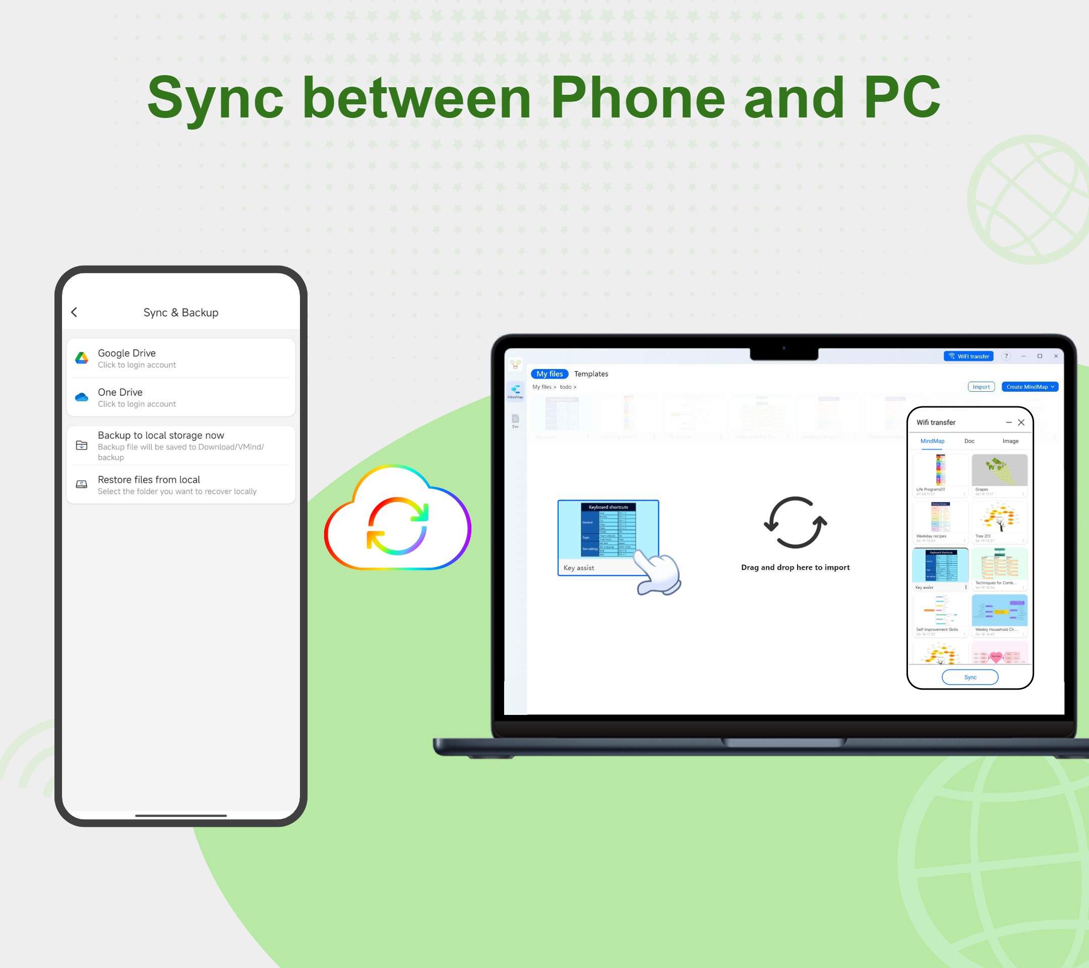 اسکرین شات 4 برنامه Nice Mind Map - Mind mapping