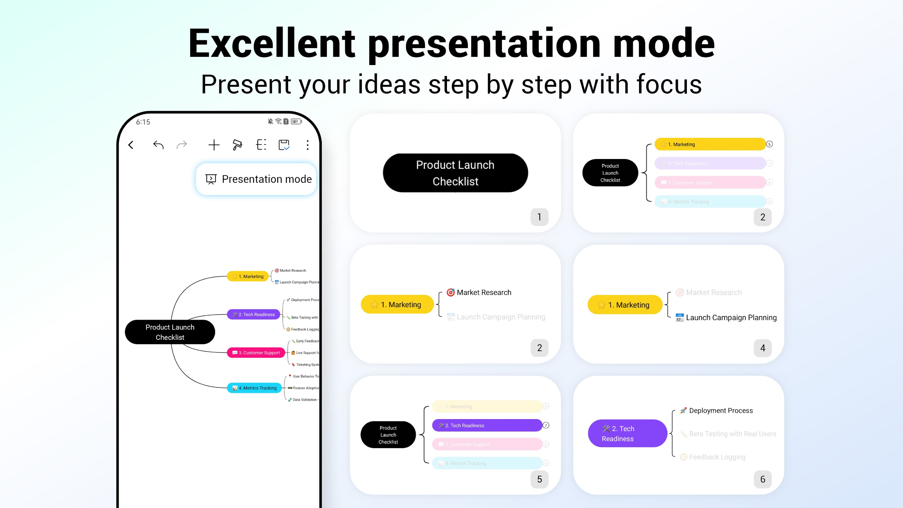 اسکرین شات 5 برنامه Nice Mind Map - Mind mapping