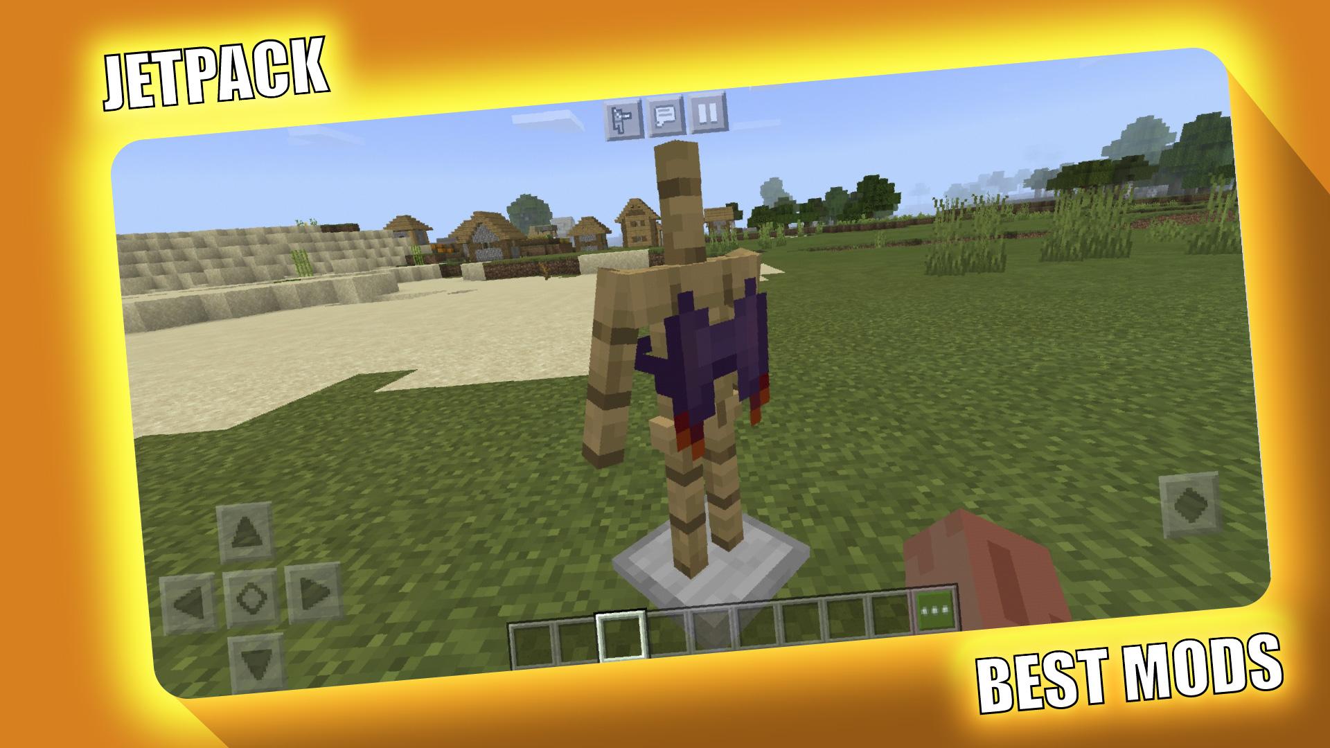 اسکرین شات 3 برنامه Jetpack Mod for Minecraft PE -