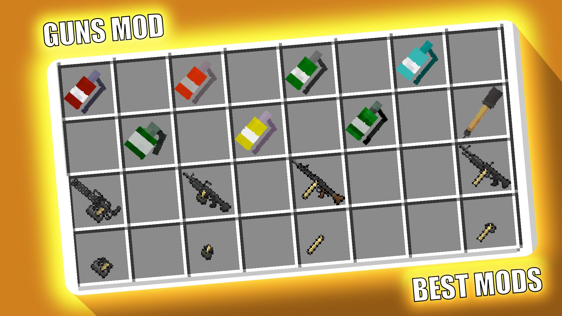 اسکرین شات 5 برنامه Guns Mod for Minecraft PE - MC