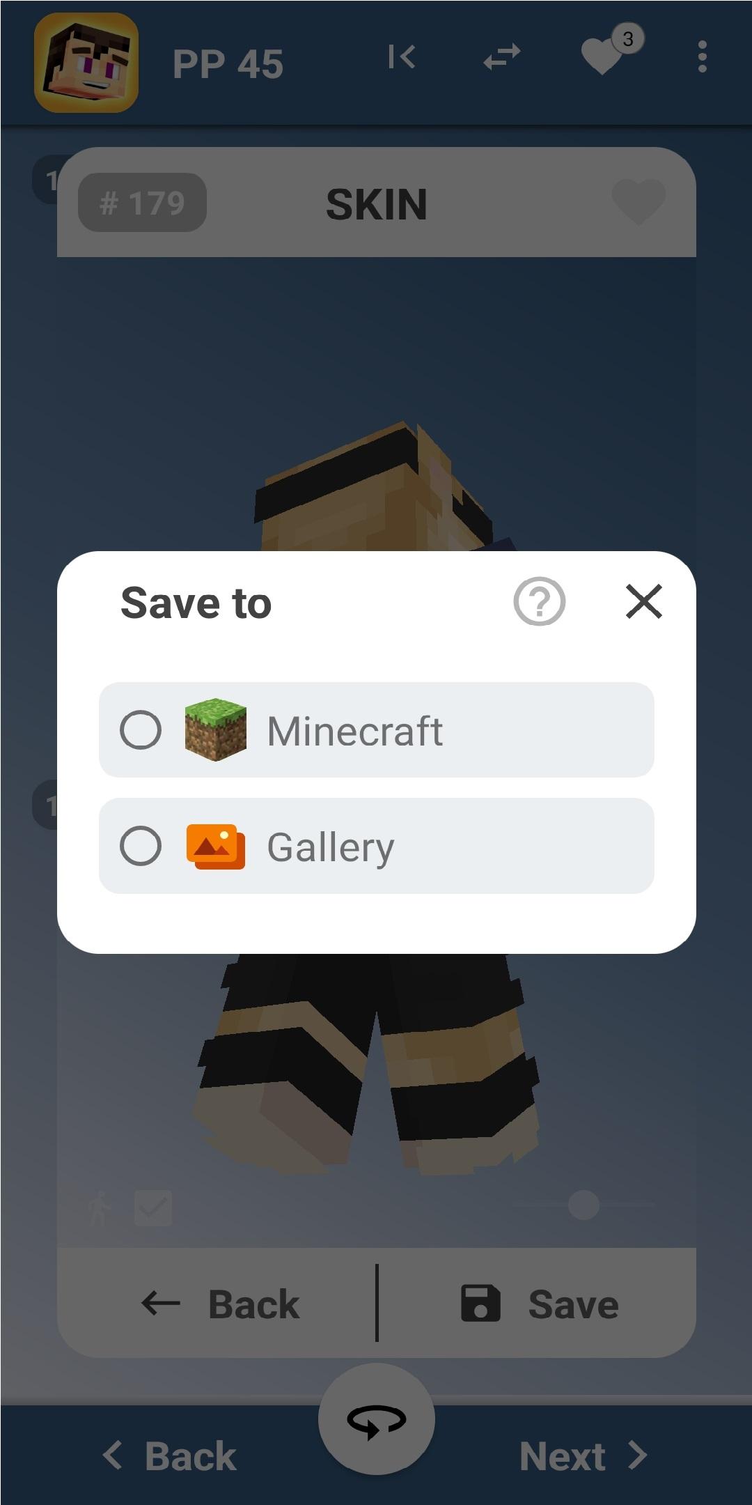 اسکرین شات 6 برنامه Anime Skins Minecraft