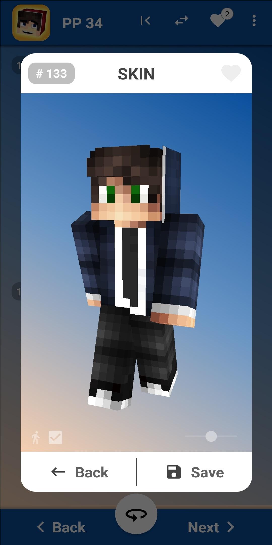 اسکرین شات 3 برنامه Boy Skins Minecraft