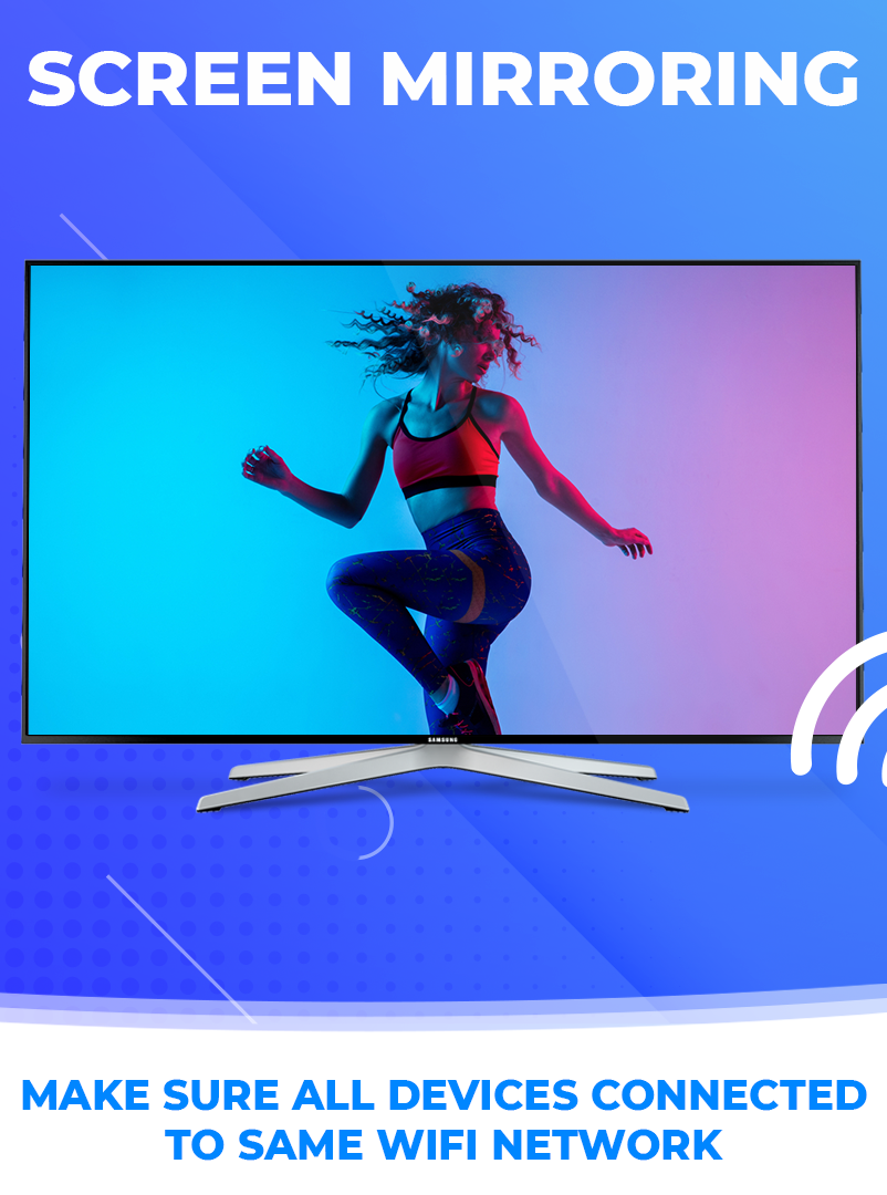 اسکرین شات 1 برنامه Screen mirroring - Cast to TV