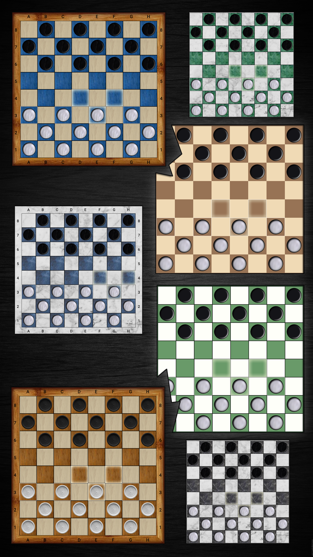 اسکرین شات 2 بازی Shashki - Russian checkers