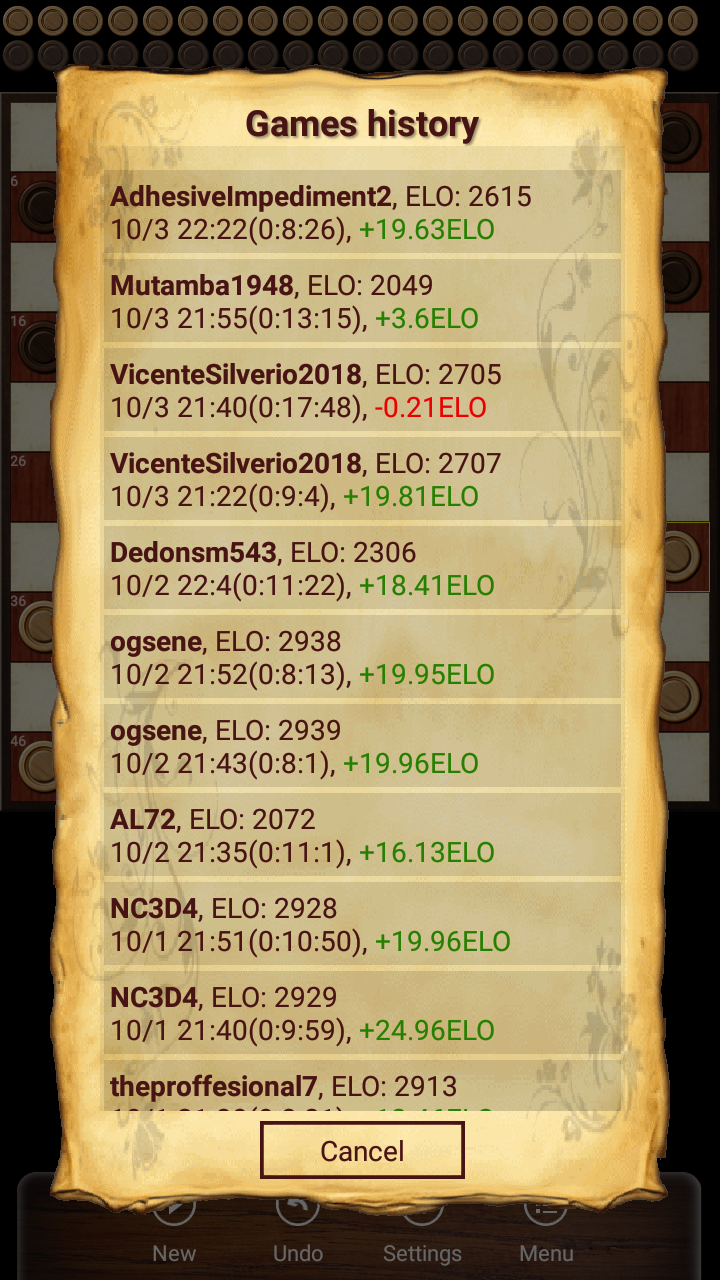 اسکرین شات 5 بازی Draughts 10x10