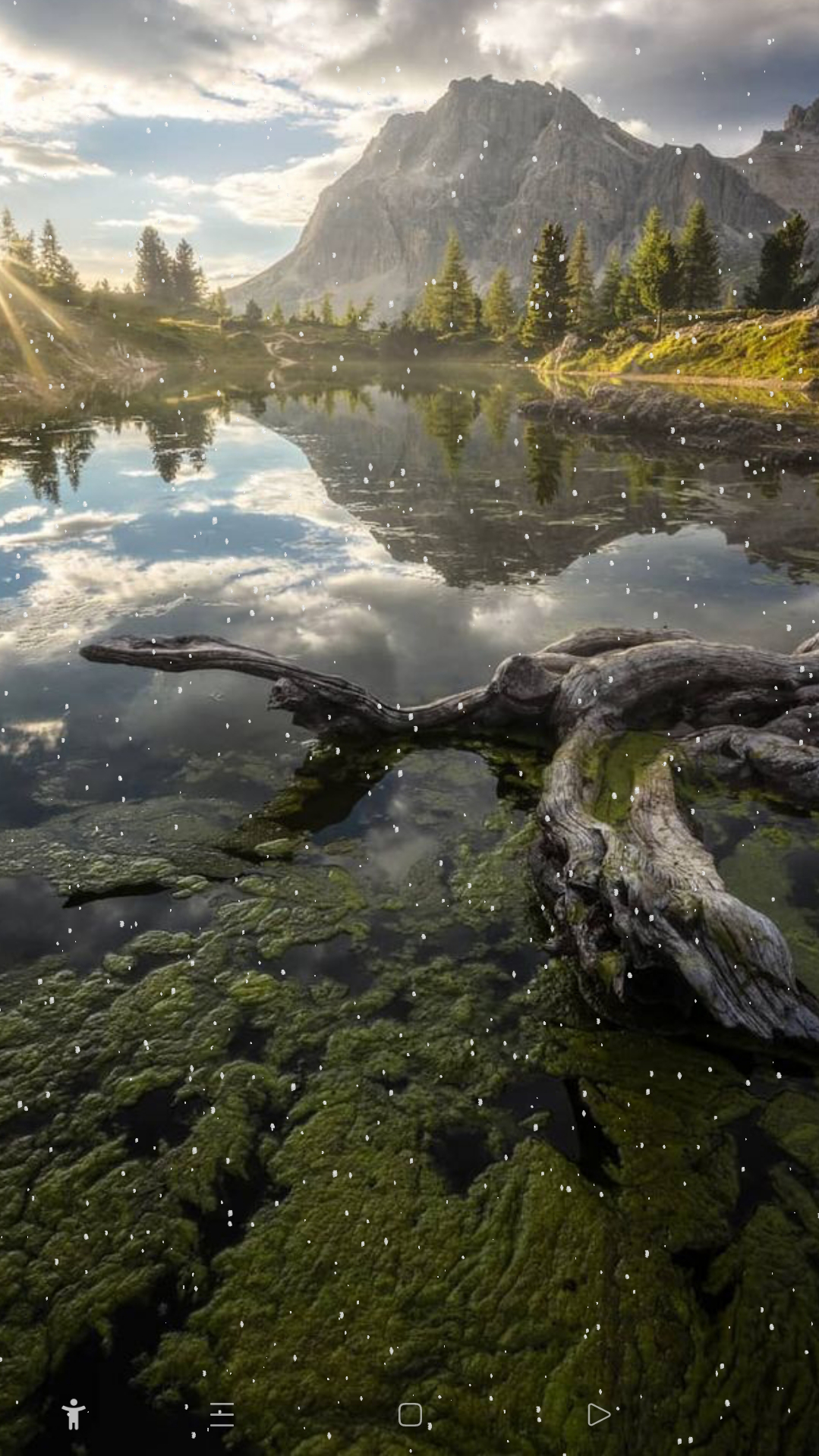 اسکرین شات 9 برنامه پس زمینه متحرک باران و برف