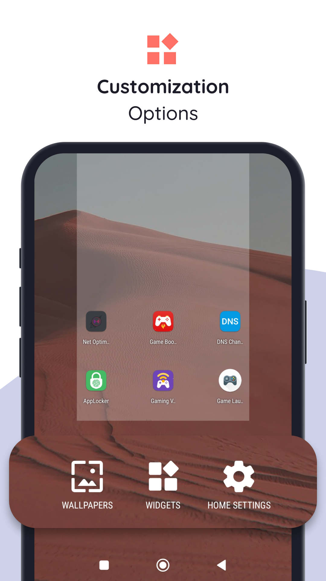 اسکرین شات 3 برنامه BGN Launcher: Home Launcher