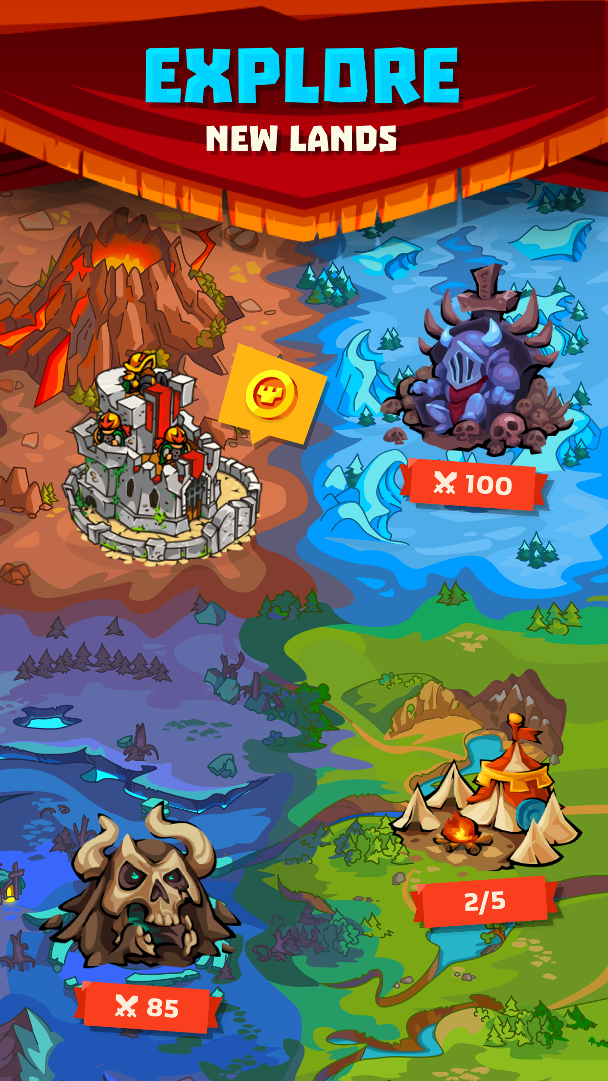 اسکرین شات 5 بازی Legionlands: auto battle games