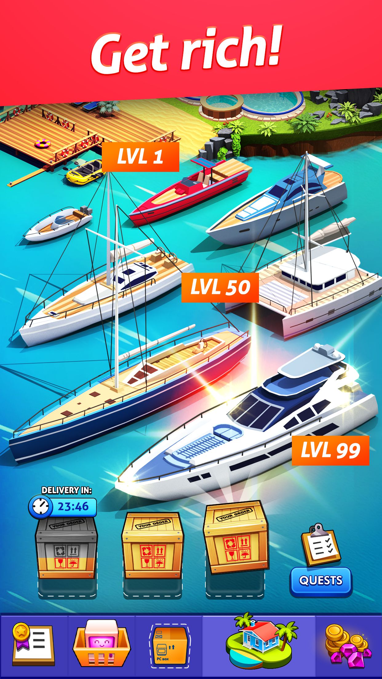 اسکرین شات 2 بازی Dream Island - Merge More!