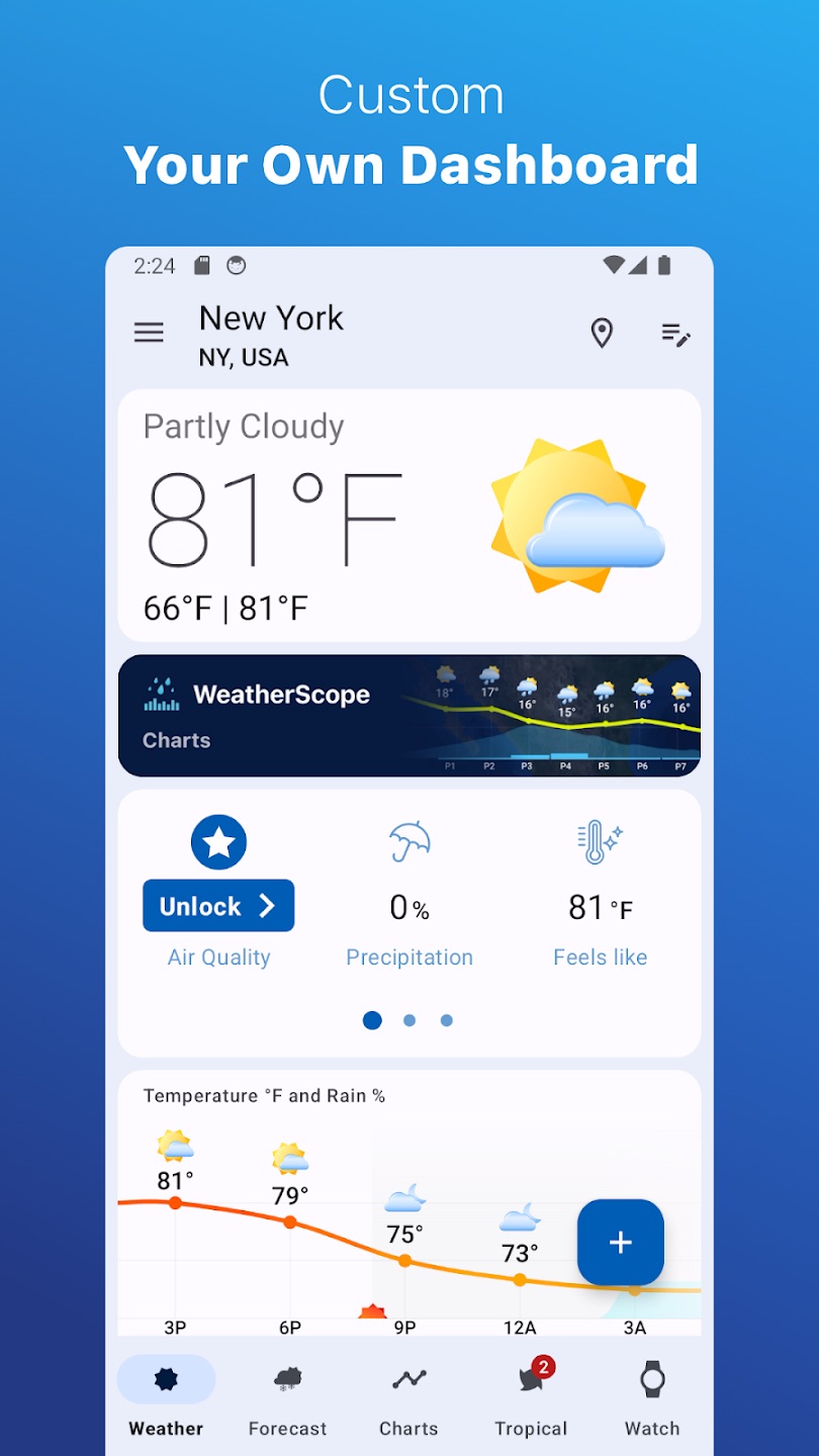 اسکرین شات 5 برنامه Weather for Wear OS