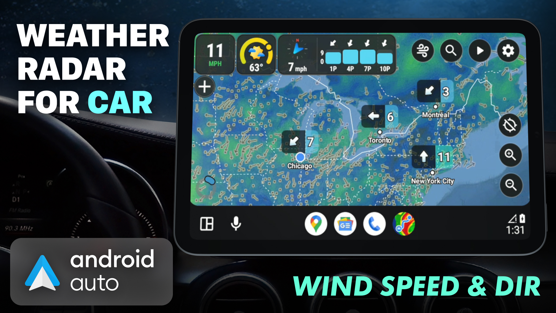 اسکرین شات 5 برنامه Weather Navigation
