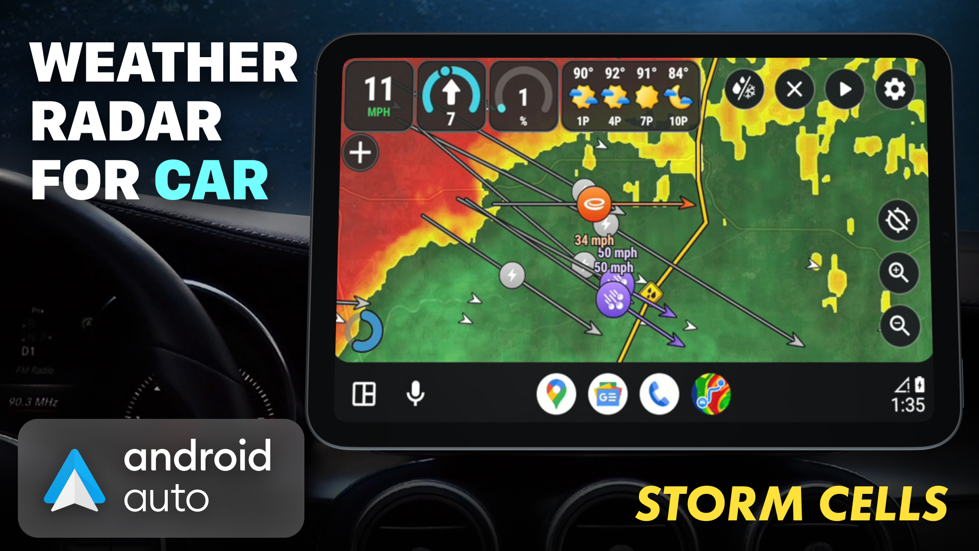 اسکرین شات 6 برنامه Weather Navigation