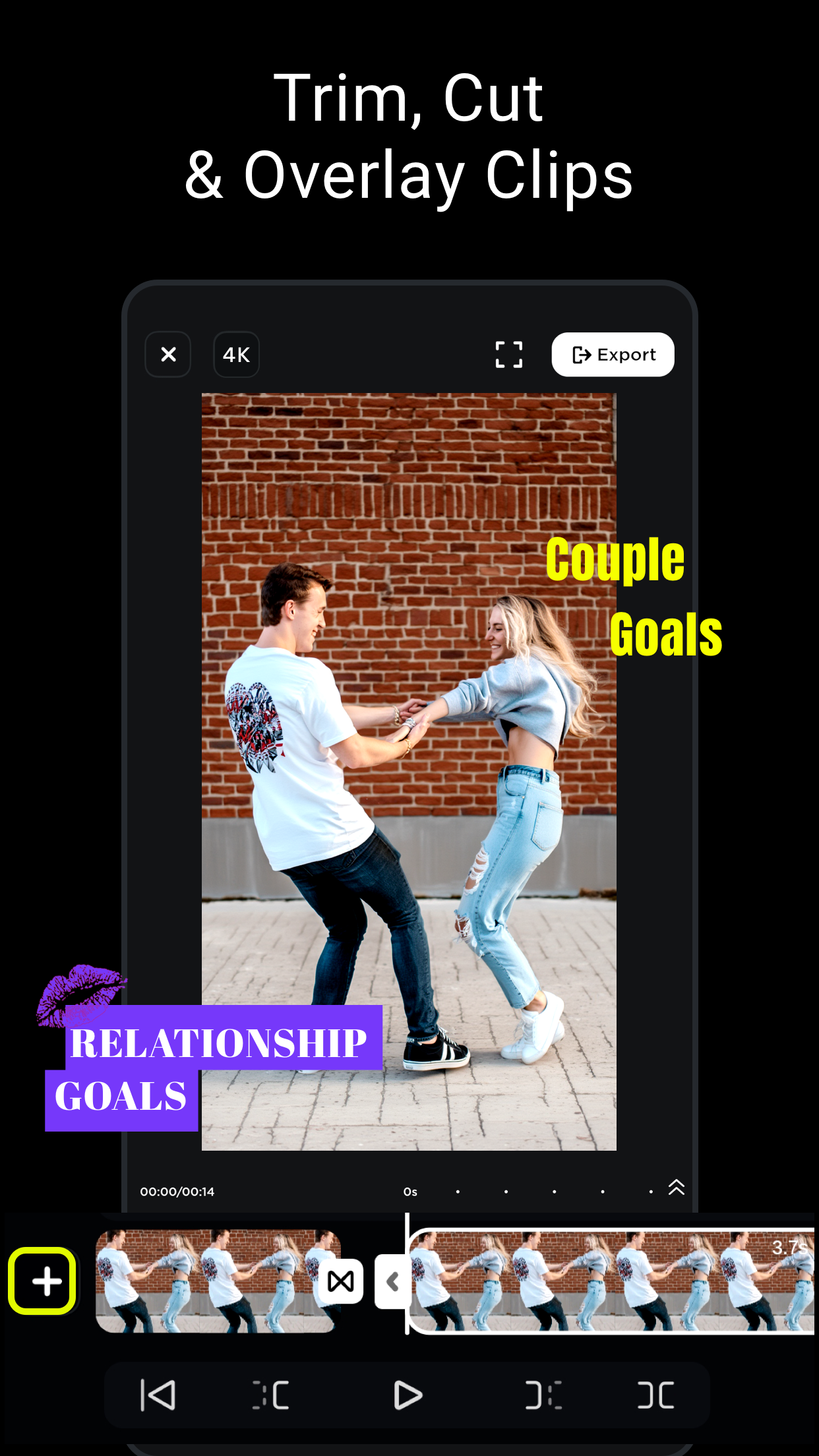 اسکرین شات 2 برنامه Video Editor & Maker- My Movie